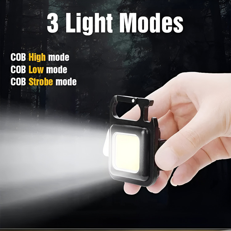 چراغ شارژی جاسوئیچی چند کاره Led COB